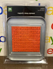 New Making Memories 238 Magnetic Rubber Stamp Alphabet