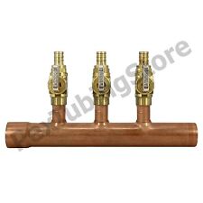 3 Port 12 Pex Manifold With Valves By Sioux Chief 672xv0342 Sweat