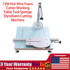 72w Hot Wire Foam Cutter Working Table Tool Sponge Styrofoam Cutting Machine Hot