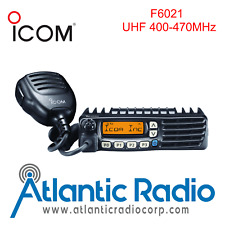 Icom F6021 Mobile Two Way Radio - Uhf 400-470mhz - 128 Channels - 45 Watts