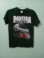 Vintage 2000s Pantera Vulgar Display Of Power Band T Shirt Black Size Small S