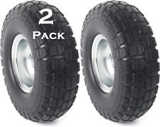Solid Rubber Tire Wheels Non-rubber Tires For Garden Wagon Cart Hand Truck 4.10