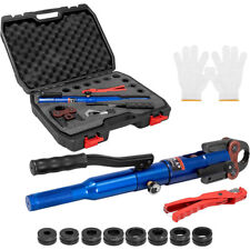 Hydraulic Copper Tube Fittings Crimping Tool With 12 34 And 1 Die Set