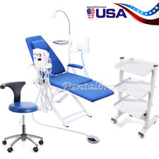 Dental Portable Folding Chairturbine Unitled Lightdentist Stooltrolley Cart