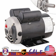 5hp Air Compressor Duty Electric Motor 3450rpm Single Phase 78 Shaft 4.6kw Usa