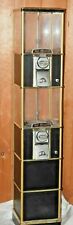 Double Twin Tier Northern Beaver Black Gold Gumball Vending Machine