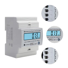 Electricity 3 Phase 4 Wire Energy Meter Ac Power Din Rail Wattmeter Consumption