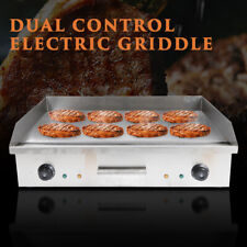 3000w 29 Commercial Electric Countertop Griddle Flat Top Grill Hot Plate Bbq