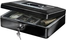 Portable Security Money Box Fire Proof Lock Safe Storage Cash Gun Jewelry Safety