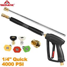 Yamatic Pressure Washer Gun And Wand With M22 Male Inlet 14 Quick 4000 Psi