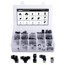 Air Line Fittings Assortment Kit - 40pcs - Quick Connect Fittings For Automotive