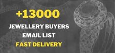 13000 Jewellery Buyers Email List Fast Delivery