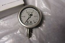 New Ashcroft Pn 00128134 Glycerin Filled Stainless Pressure Gauge