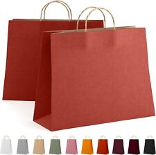 Red Kraft Paper Bags 16 X 6 X 12 - 250 Large Favor Shopping Bags