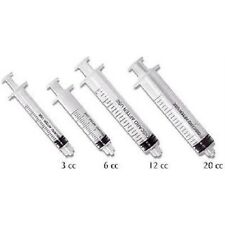 Plasdent Luer Lock Disposable Irrigation Dental Syringes 6cc - 100bx