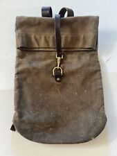 Kika Ny Postal One Shoulder Backpack Bag Canvas Cowhide Leather