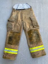 Body Guard 36r Firefighter Bunker Turnout Pants Yellow Orange Tape - Fast Ship