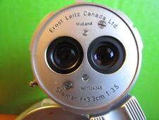 Leitz Stemar 33mm F3.5 Chrome Stereo Lens W Cap Serial Number 1124345 Very C