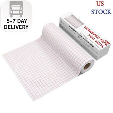 Clear Vinyl Transfer Paper Tape Roll-12 X 50 Ft Walignment Grid Application Tap