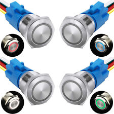 22mm Waterproof Latch Onoff Stainless Steel Latching Push Button Switch 12v Led