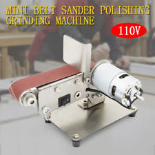 Electric Belt Sander Grinder Horizontal Belt Diy Polishing Grinding Machine Mini