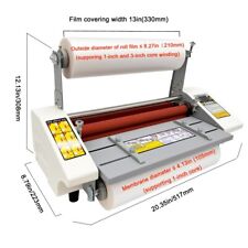 A3 Hot Cold Roll Laminator 110v Single Double Sides Thermal Laminating Machine
