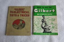 Original Gilbert How To Use Microscope Manual Instructions  75 Toys Tricks