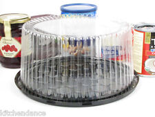 Disposablereusable Plastic Display Cake Carriers For 9 - 2-3 Layer Cakes