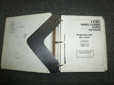 Clark Michigan 175c Wheel Loader Parts Catalog Manual Sn 490a