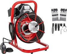 Electric Drain Auger Cleaner 50x38 Sewer Snake Drain Cleaning Machinecutters