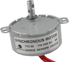 Chancs Tyc-50 110v Ac 2833rpm Small Synchronous Geared Motor 4w 5060hz Cwccw