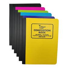 Three Leaf 80 Sheets 9-34 X 7-12 Assorted Poly Cover Composition Notebook