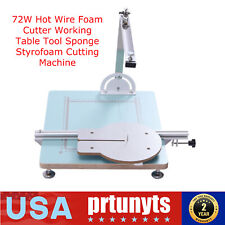 New 72w Hot Wire Foam Cutter Working Table Tool Sponge Styrofoam Cutting Machine