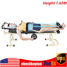 Traction Bed Lumbar Cervical Spine Stretching Device Traction Bed 1.65m Height