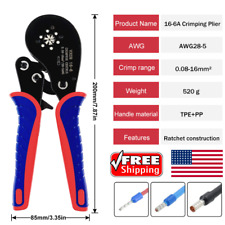 16-6 Crimping Tool Hexagonal Wire Crimper Used For 28-5 Awg0.08-16 Mm Cable