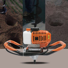 Gas Power Post Hole Digger Durable 52cc 2 Stroke Earth Auger Digging Machine