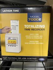 Lathem 7000e Time Clock - Small Business Time Punch