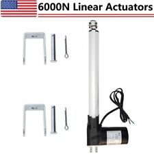 Electric Linear Actuator 6000n 12v Motor 12 Stroke Brackets For Auto Marine Ig