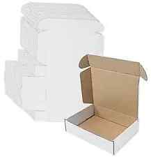 Inches Shipping Boxes Pack Of 26 Corrugated Cardboard Boxes For 8x6x2 White