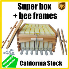 Auto Flow Bee Hives Super Box Beekeeping Hives 7x Bee Hive Frames Bee Frames