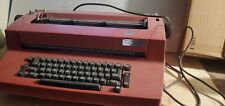 Vintage Red Ibm Correcting Selectric Ii Typewriter For Parts Non Working