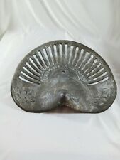 Vintage Cast Iron Walter A Wood Tractor Seat