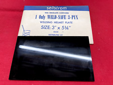 Sellstrom 3 Pyx Weld-safe Welding Helmet Plate Shade No. 5 Box Of 12 Vintage