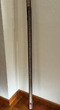 Vintage Wood Survey Measuring Stick Grade Leveling Rod 3 Piece Telescopic 14 Ft