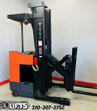 Toyota 7bru18 Standup Electric Reach Truck Forklifts 270 Mast Low Hours