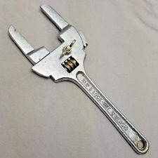 Adjustable Slip Wrench Lock-nut Wrench Hand Tool Metal Plumbing 10 Inch