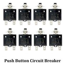 Universal 5-50 Amp Push Button Thermal Circuit Breaker 12-50v Dc 125-250v Volt
