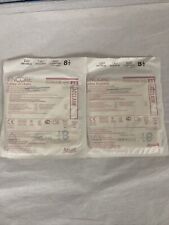2 Prs Ansell Encore 5795006 Textured Latex Surgical Gloves Size 8.5 Exp. 042024