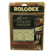 Vtg Rolodex Pocket Planner 500 Names Numbers More Electronic Rpp-10 10k Memory