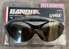 Uvex Bandit Cas1603 Safety Eyewear -black Frame -espresso Lens -usa Made -new